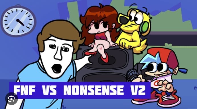 FNF vs Nonsense v2 A Nonsensical Friday Night - Epic 23-Song Update Breaks the Internet with Hilarious Rap Battles