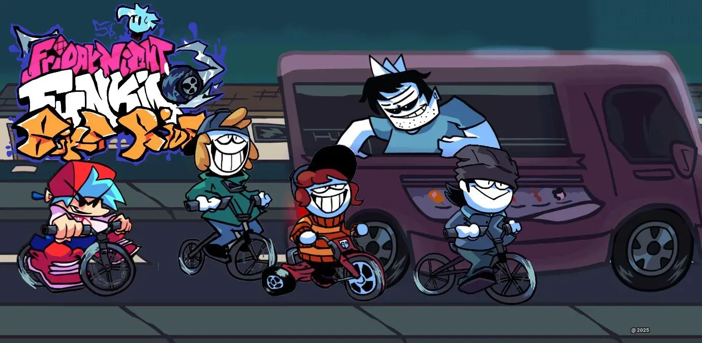 Friday Night Funkin' Bike Ride - Race to the Beat in This Epic Musical Adventure